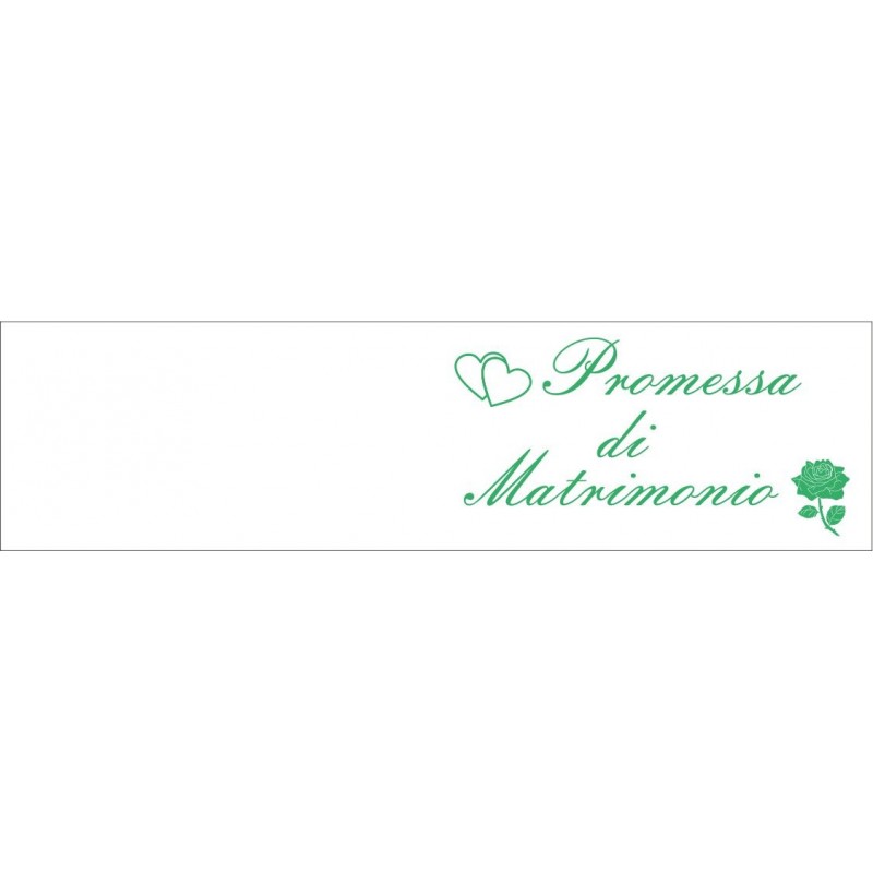 Bigliettini Confetti per Bomboniere Promessa Matrimonio (50 pezzi) - Remona